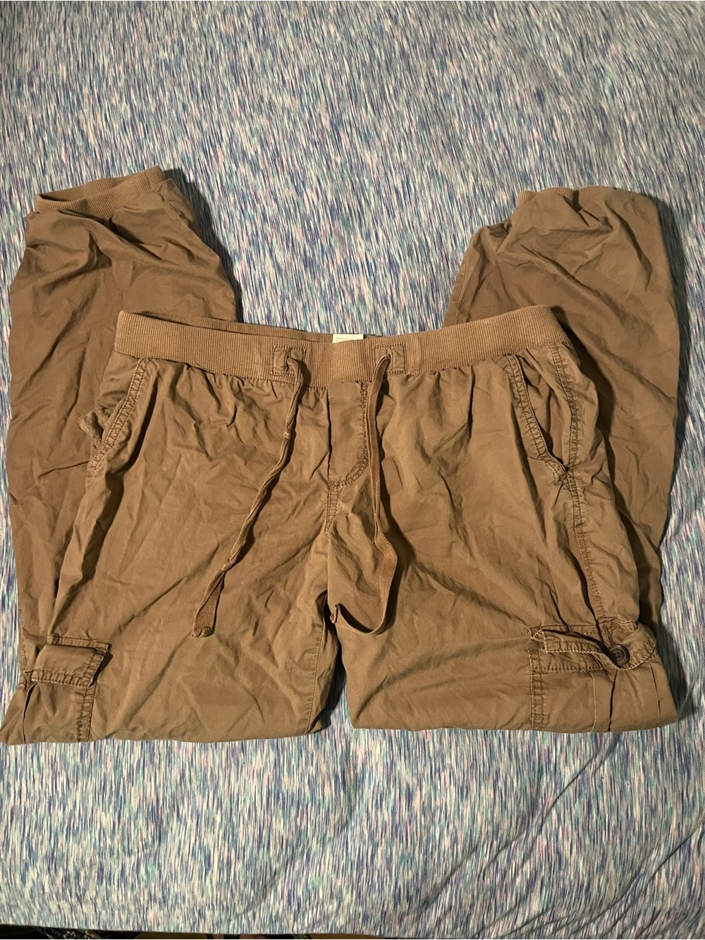 Old Navy brown cargo jogger pants women’s size small